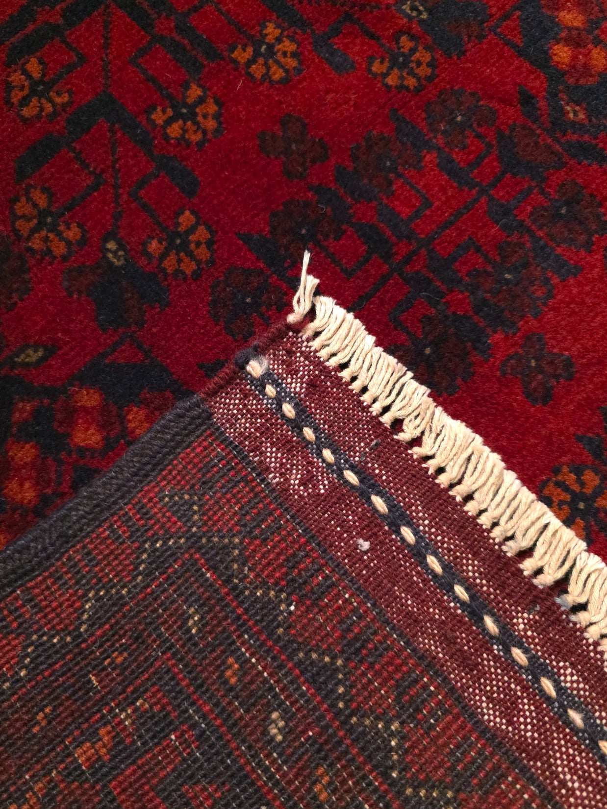 KHAN MOHAMMADI - Red - 1.68m X 1.07m