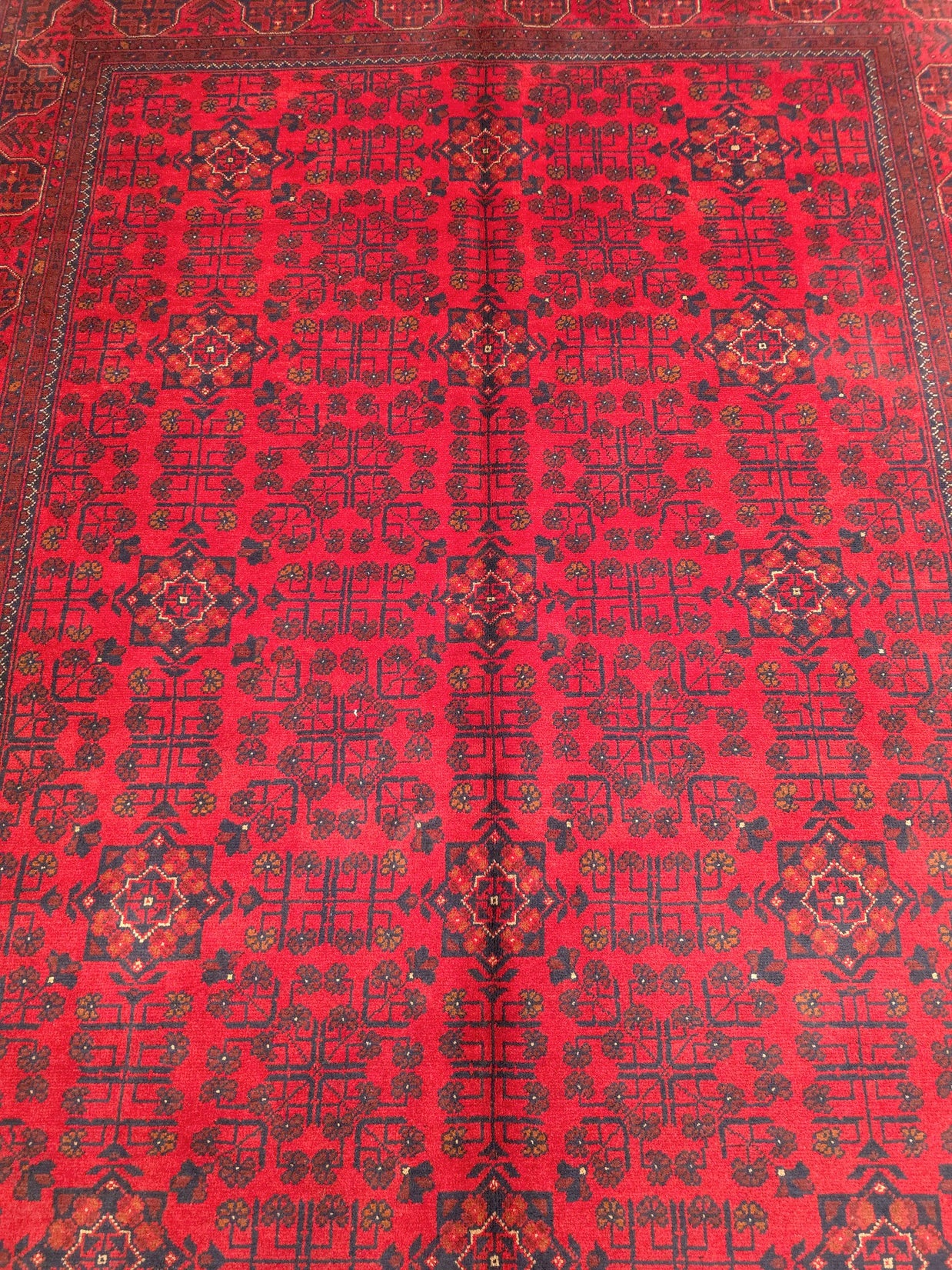 KHAN MOHAMMADI - Red - 2.32m X 1.70m