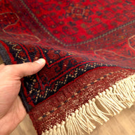 KHAN MOHAMMADI - Red - 2.32m X 1.70m