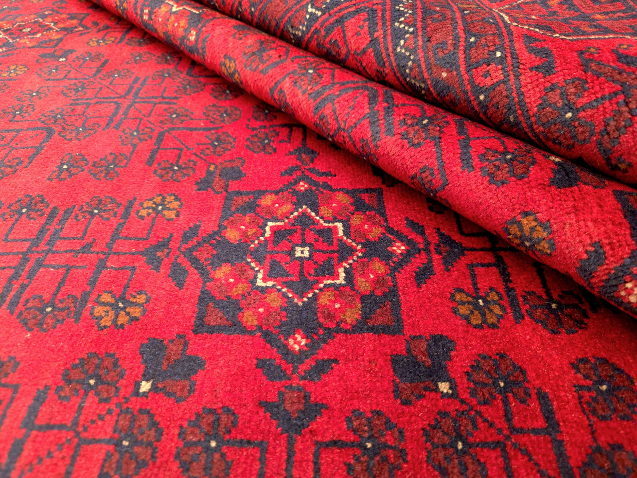 KHAN MOHAMMADI - Red - 2.32m X 1.70m