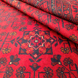 KHAN MOHAMMADI - Red - 2.32m X 1.70m