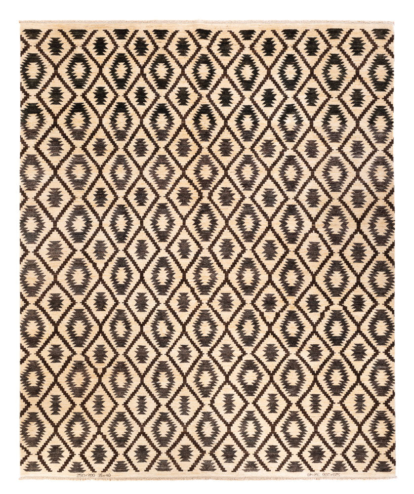 AFGHAN RUG - Black -  2.90m x 2.47m