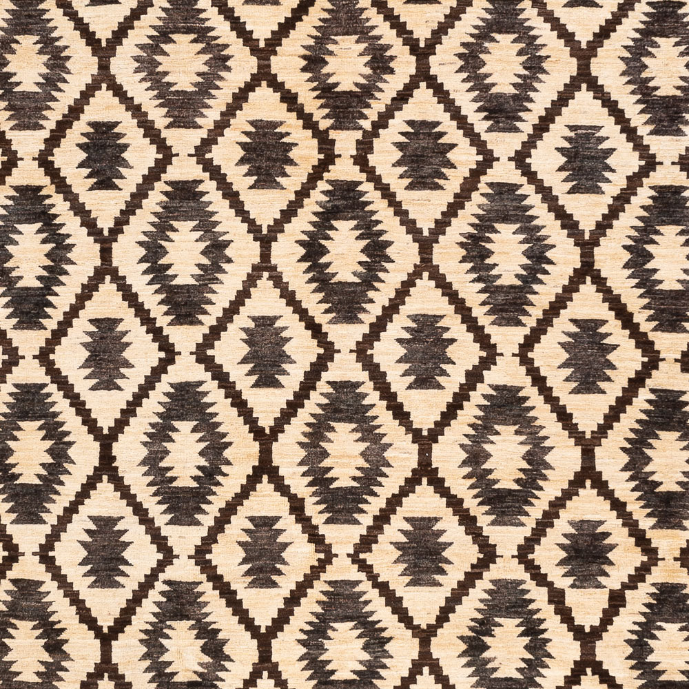 AFGHAN RUG - Black -  2.90m x 2.47m