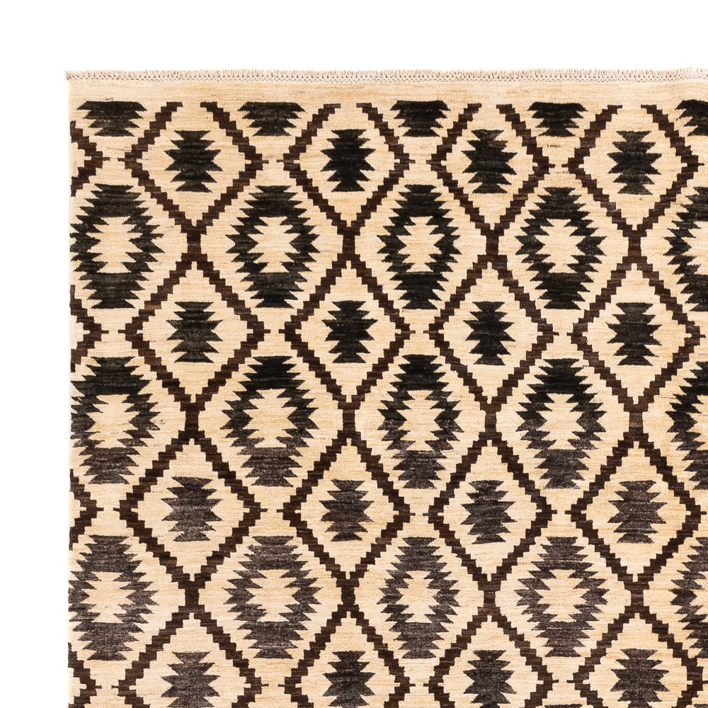 AFGHAN RUG - Black -  2.90m x 2.47m