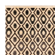 AFGHAN RUG - Black -  2.90m x 2.47m