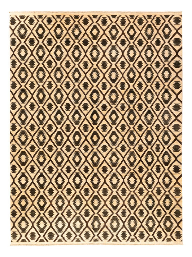 AFGHAN RUG - Beige -  3.62m x 2.71m