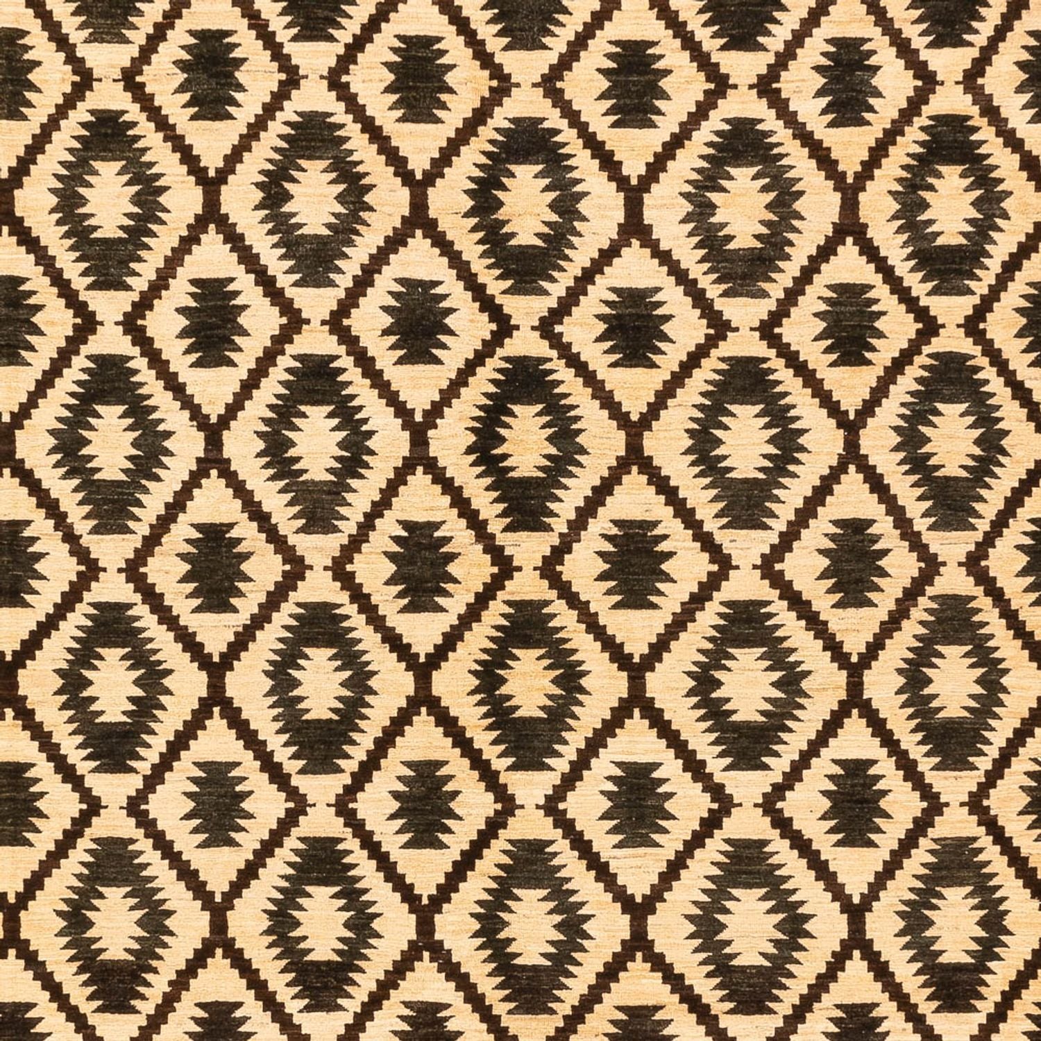 AFGHAN RUG - Beige -  3.62m x 2.71m