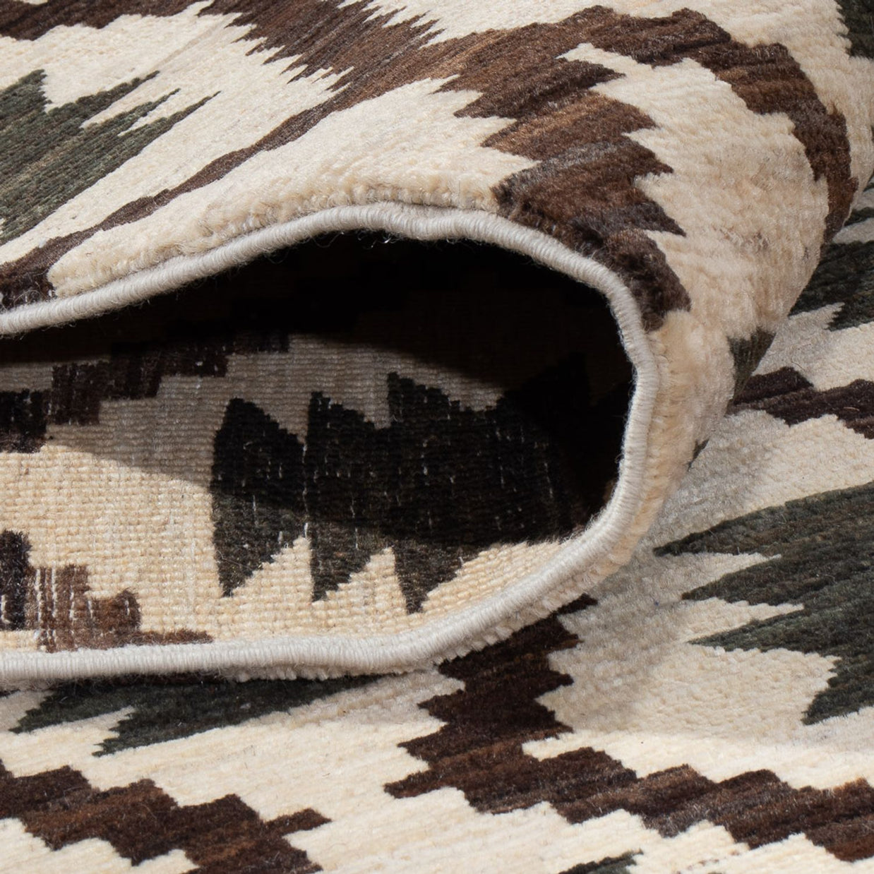 AFGHAN RUG - Beige -  3.62m x 2.71m