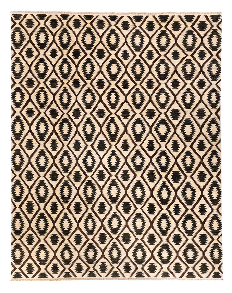 AFGHAN RUG - Beige -  3.06m x 2.44m