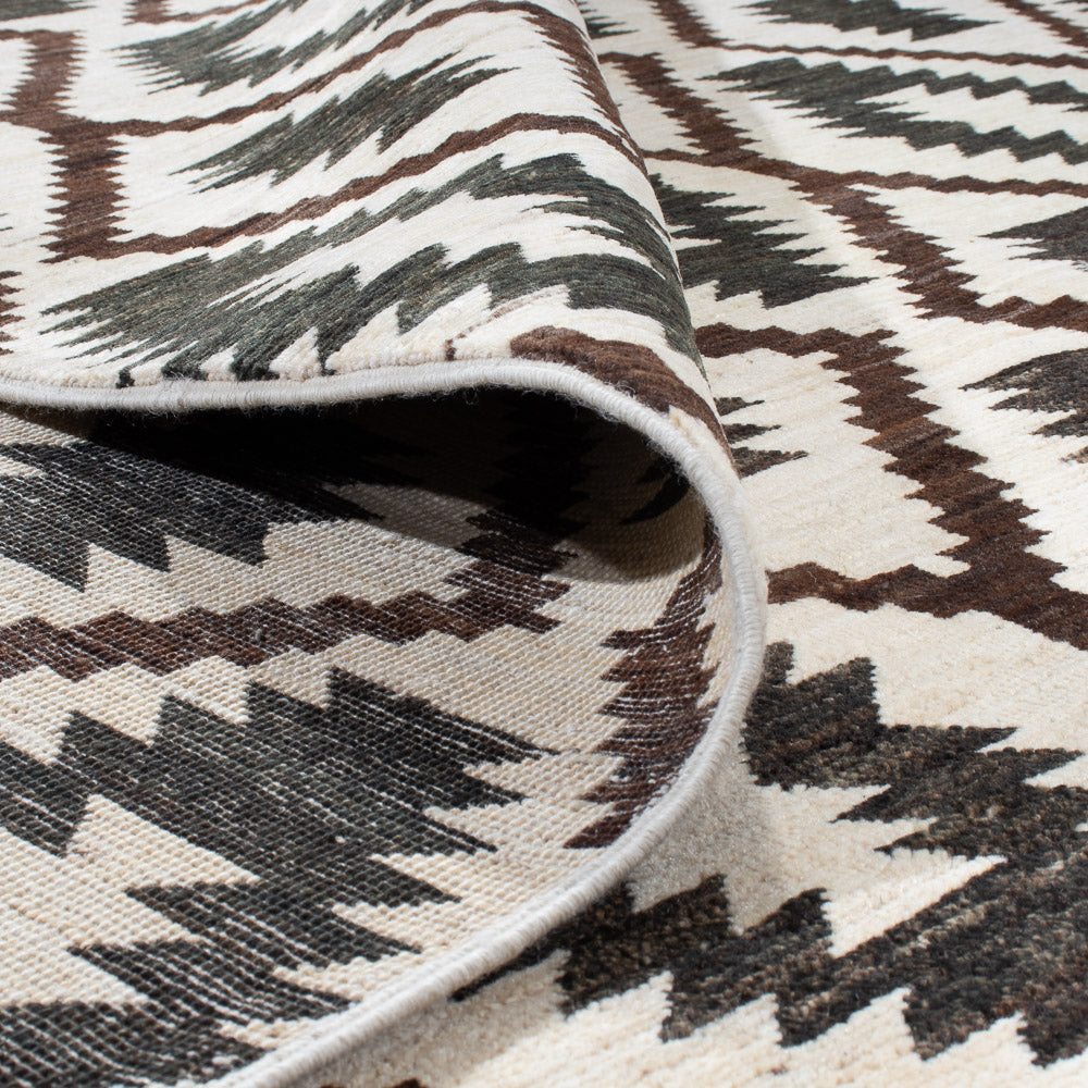 AFGHAN RUG - Beige -  3.06m x 2.44m