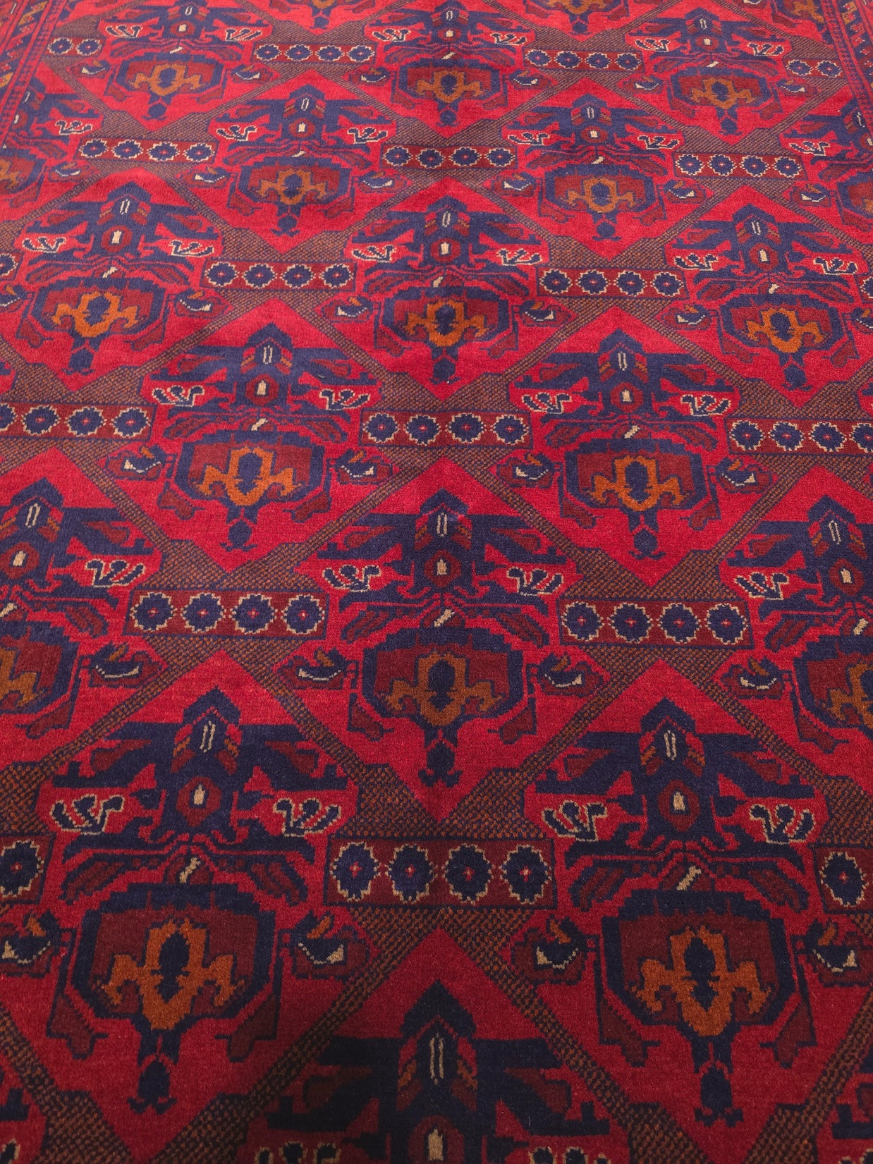 KHAN MOHAMMADI - Red - 2.00m X 1.50m
