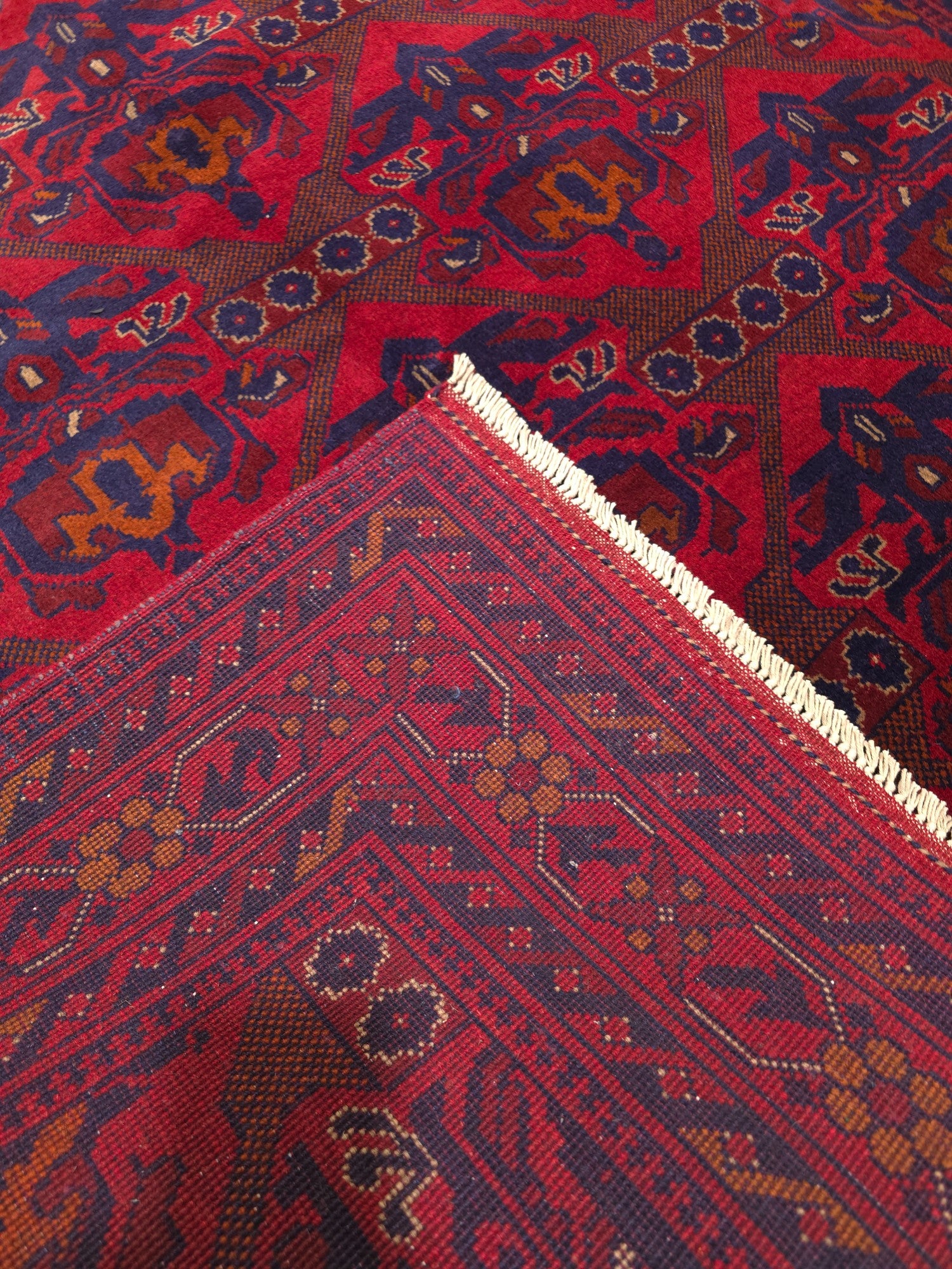 KHAN MOHAMMADI - Red - 2.00m X 1.50m