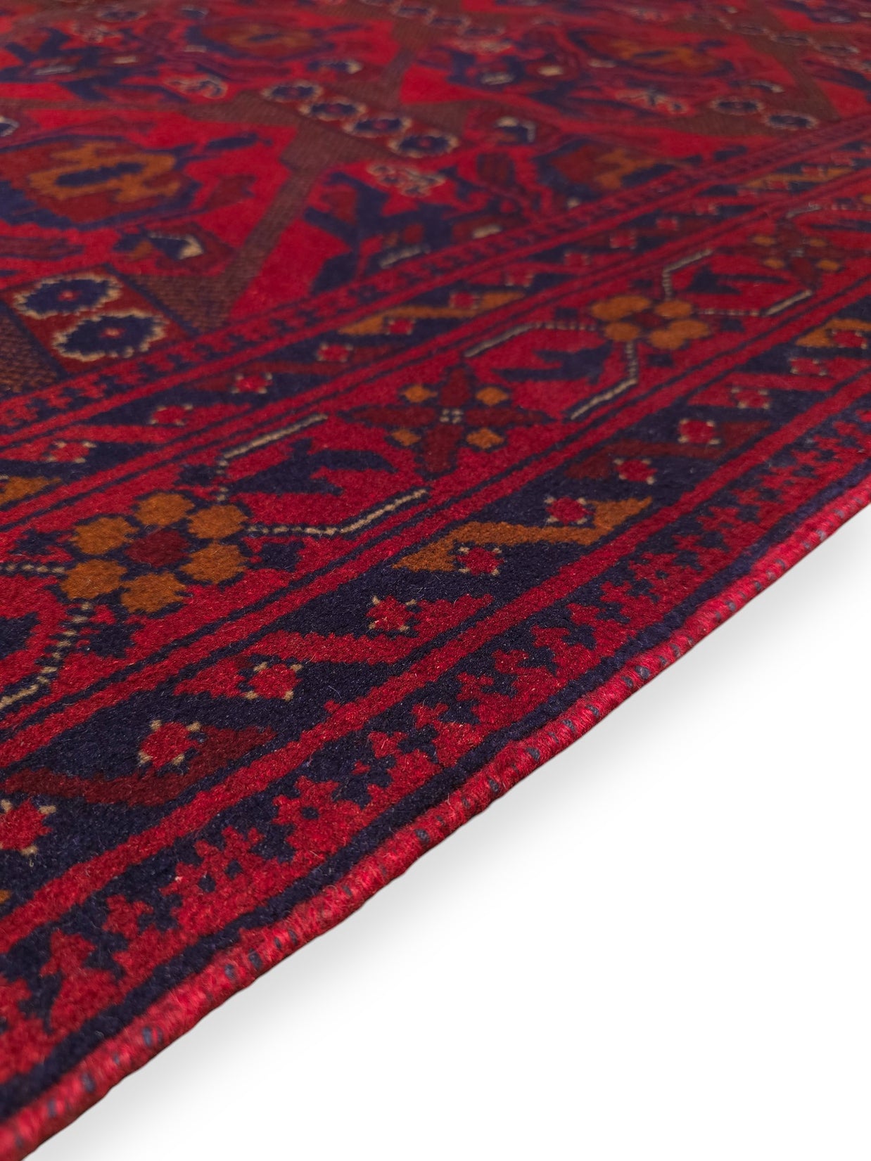 KHAN MOHAMMADI - Red - 2.00m X 1.50m