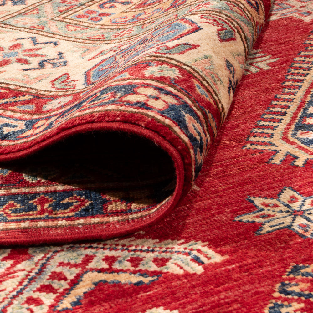 SUPER KASAK - Red & Beige - 3.06m x 1.99m