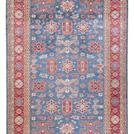 KASAK - Blue & Red - 3.03m x 2.02m