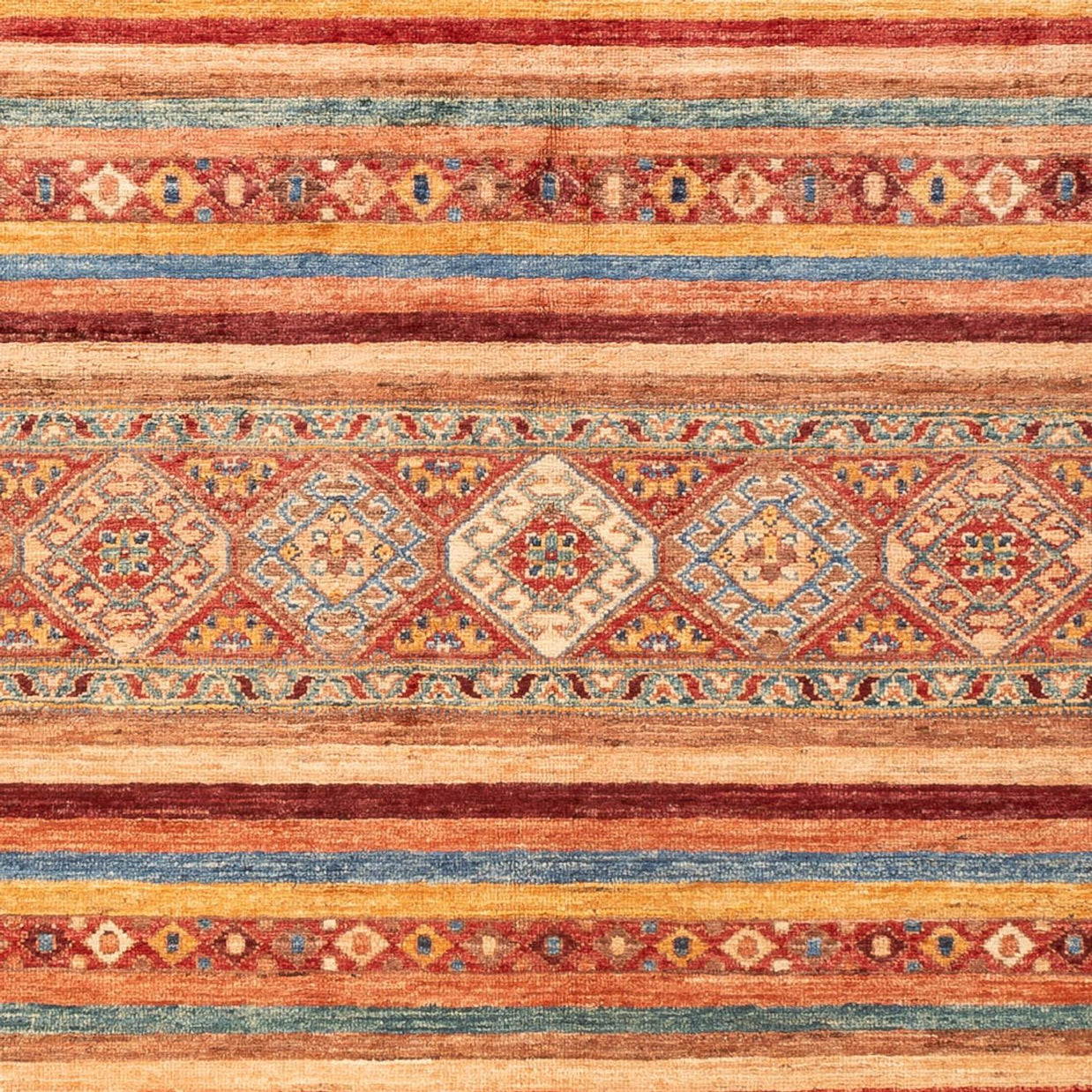 KHORJIN RUG - Stripe Red - 1.99m x  1.45m
