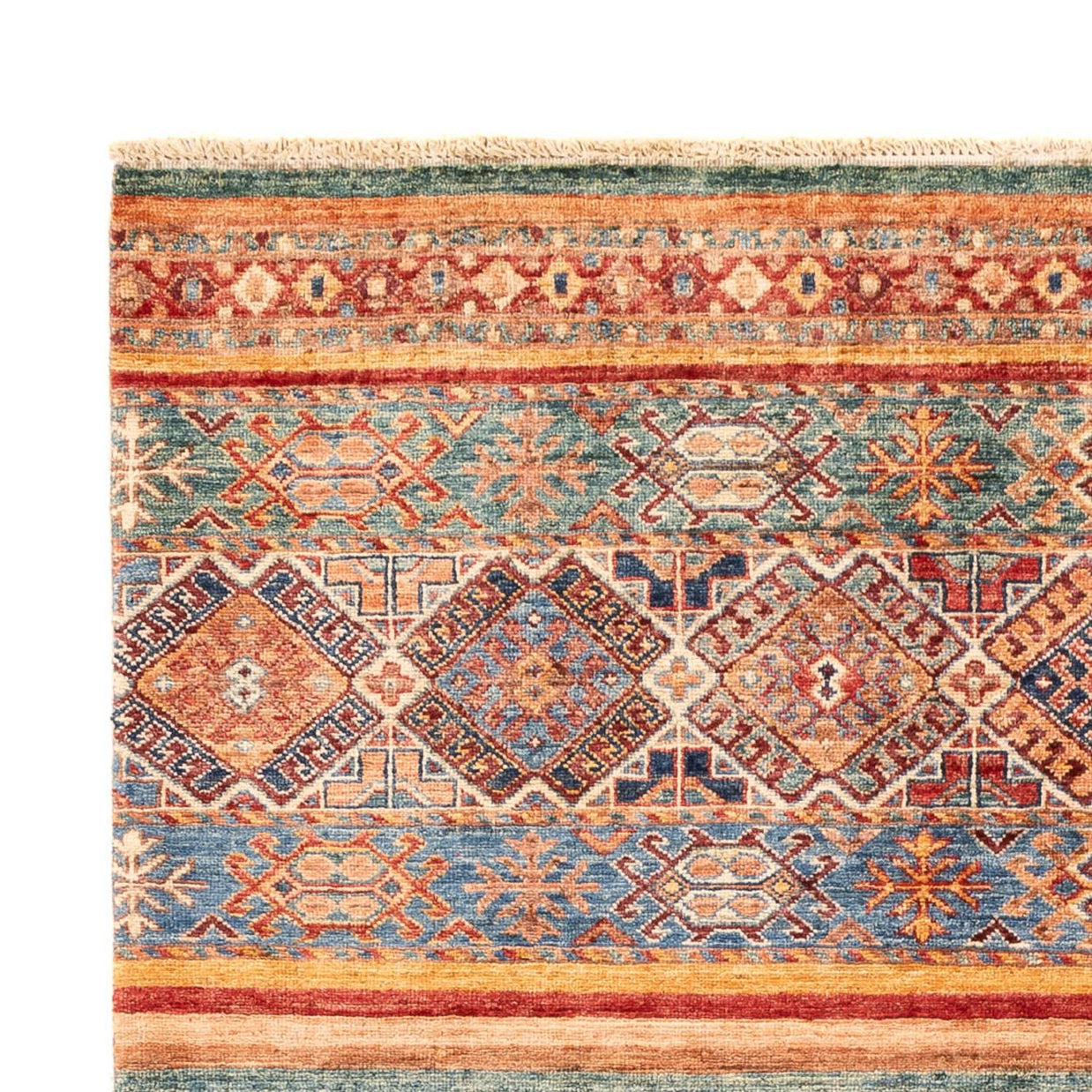KHORJIN RUG - Stripe Red - 1.99m x  1.45m