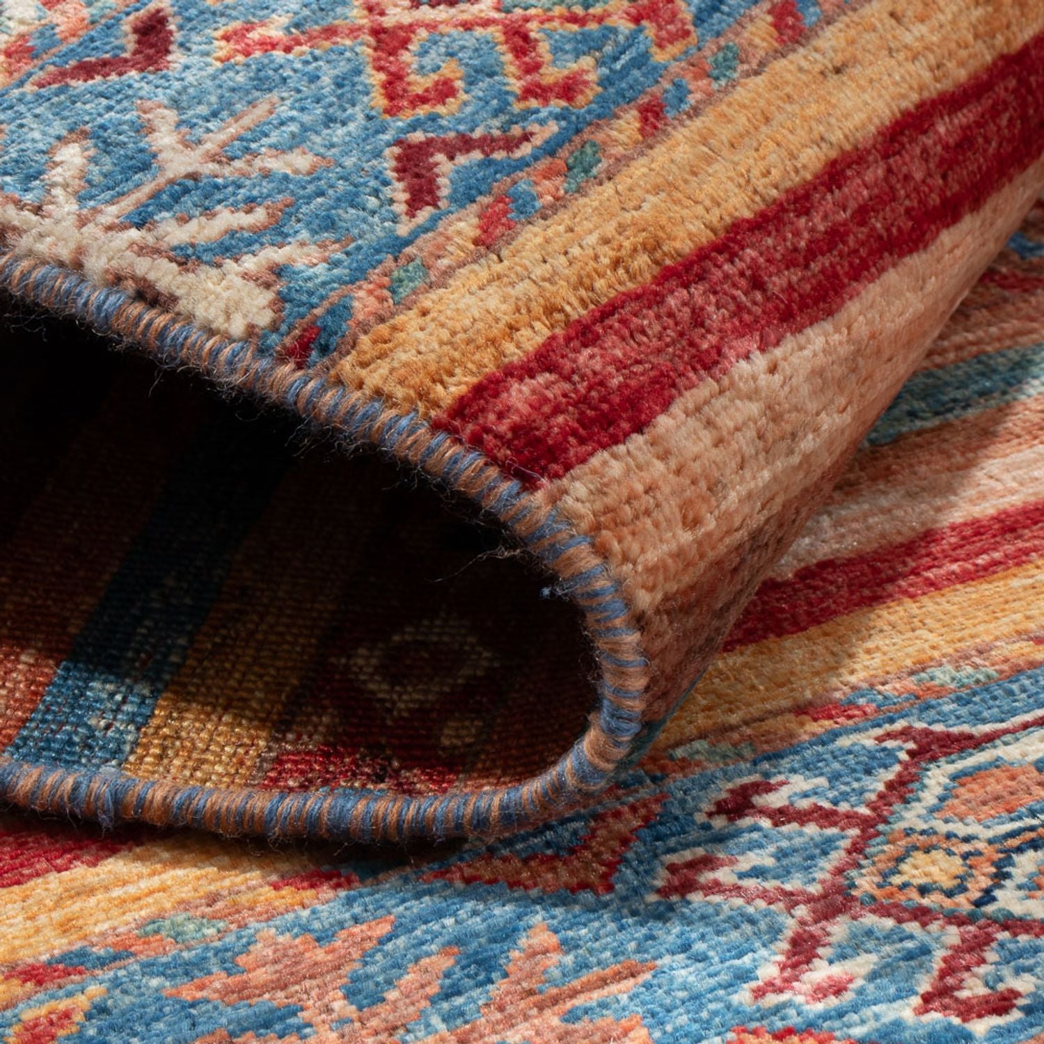KHORJIN RUG - Stripe Red - 1.99m x  1.45m