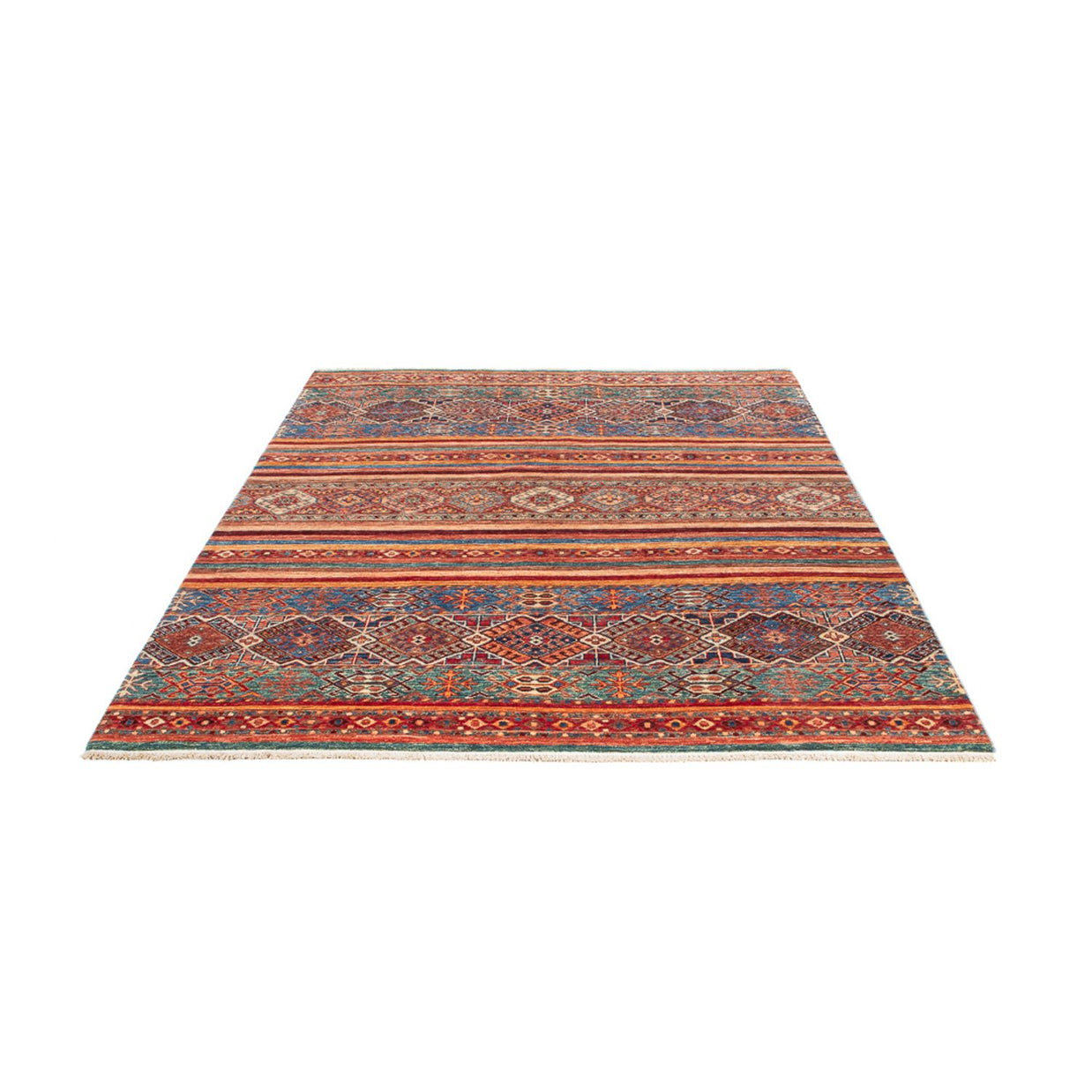 KHORJIN RUG - Stripe Red - 1.99m x  1.45m