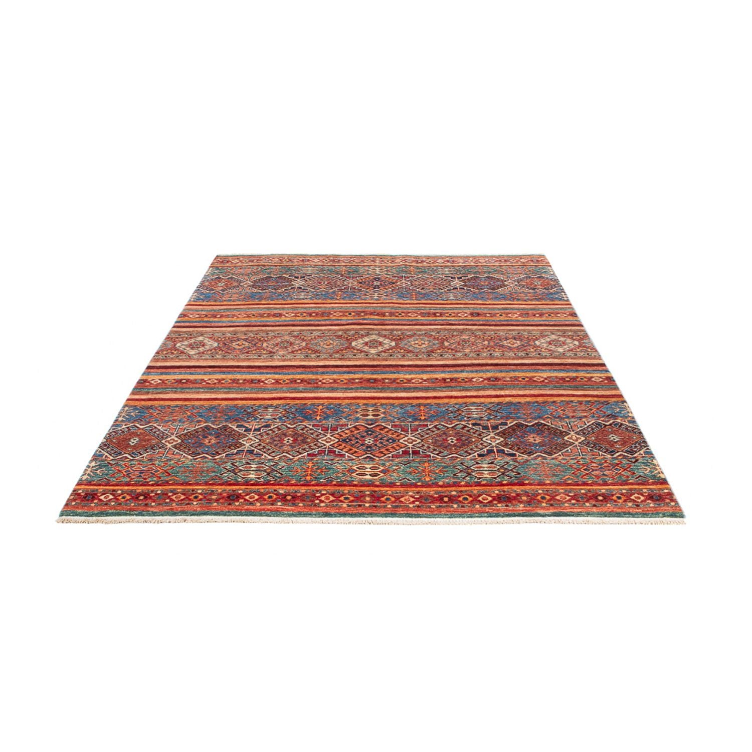 KHORJIN RUG - Stripe Red - 1.99m x  1.45m