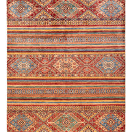 KHORJIN RUG - Stripe Red - 2.03m x  1.49m
