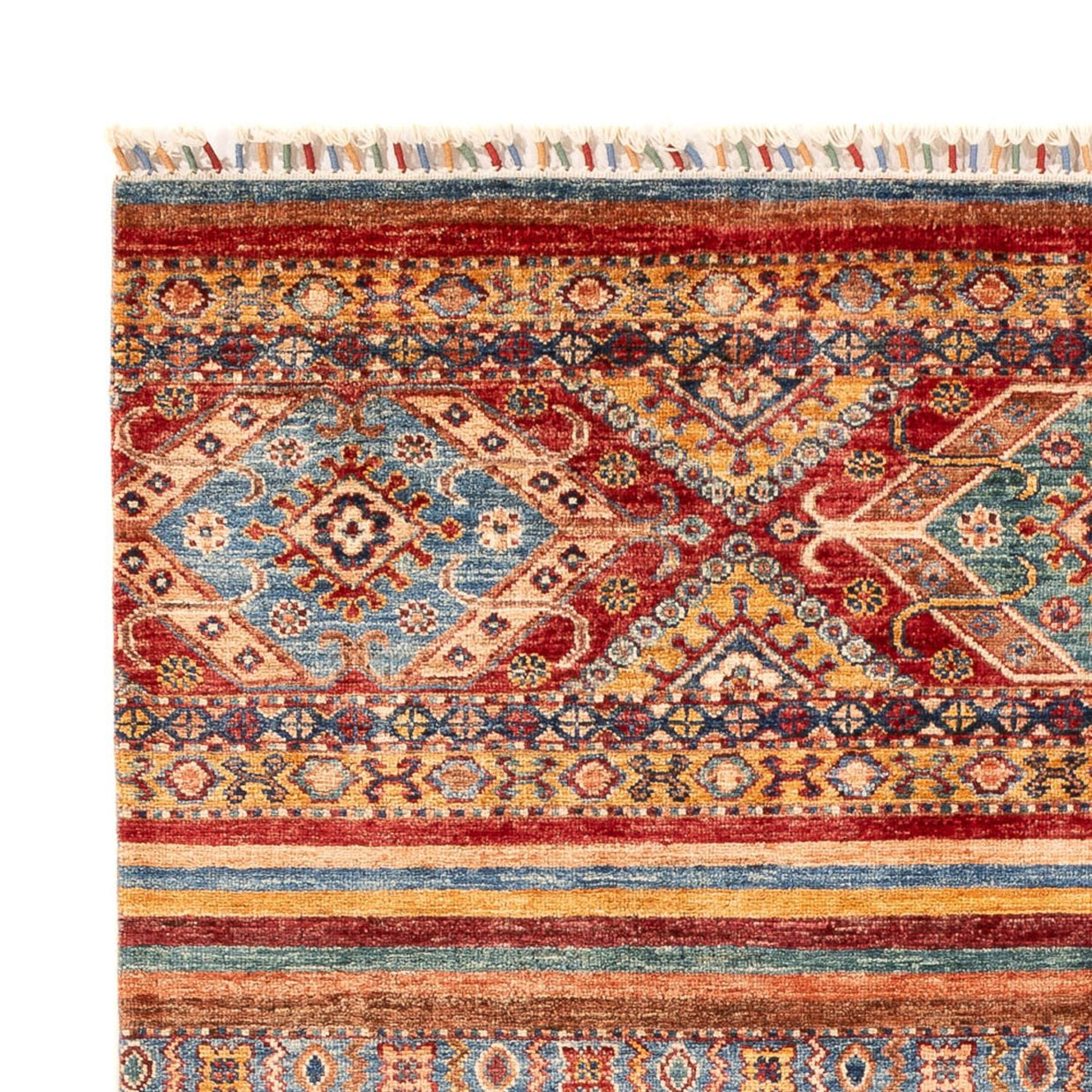 KHORJIN RUG - Stripe Red - 2.03m x  1.49m