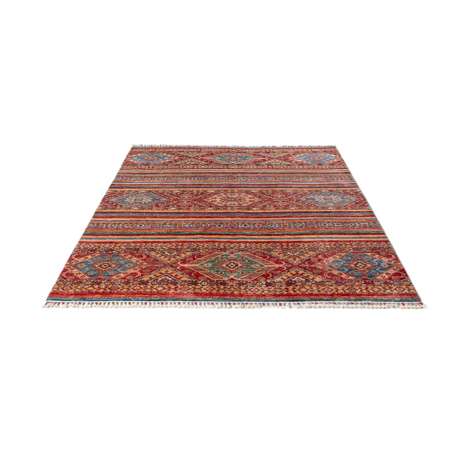 KHORJIN RUG - Stripe Red - 2.03m x  1.49m
