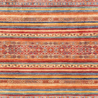 KHORJIN RUG - Stripe Red - 2.96m x 2.04m