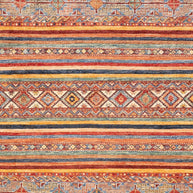 KHORJIN RUG - Stripe Red - 2.96m x 2.04m