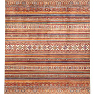 KHORJIN RUG - Stripe Red - 3.38m x 2.48m