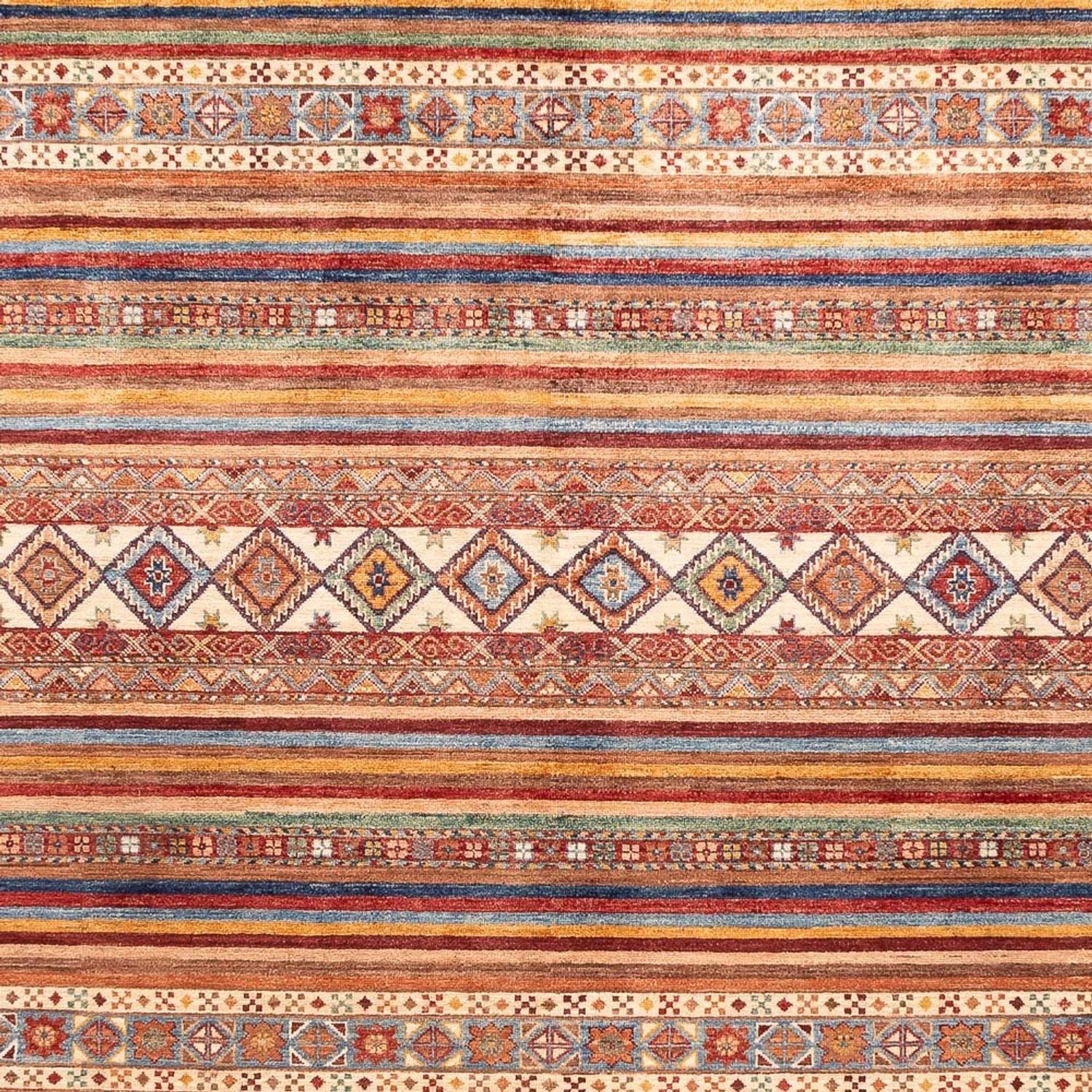KHORJIN RUG - Stripe Red - 3.38m x 2.48m