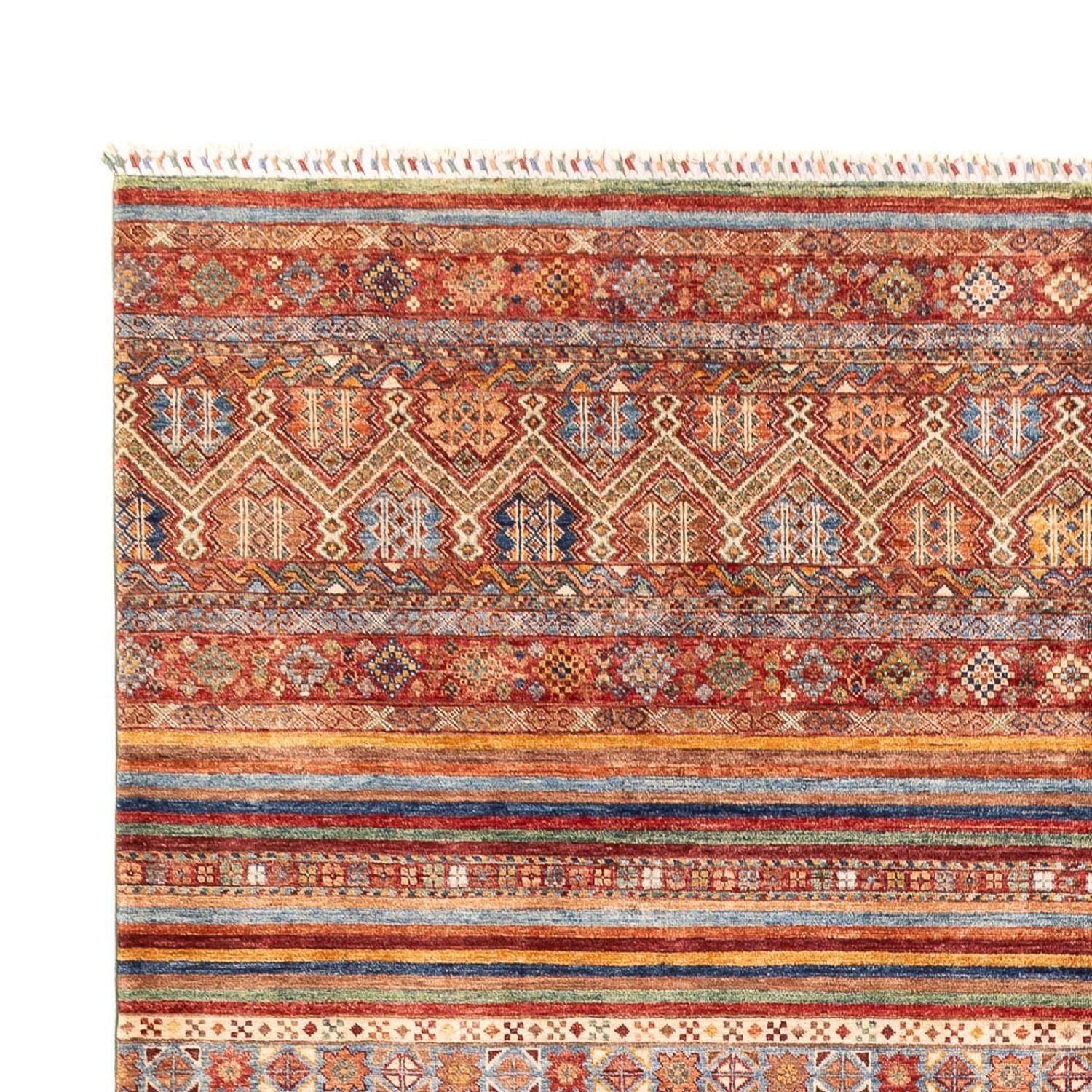 KHORJIN RUG - Stripe Red - 3.38m x 2.48m