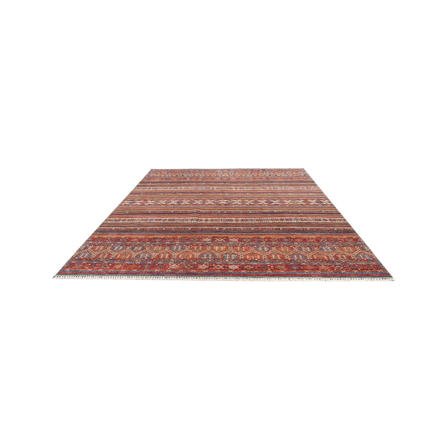 KHORJIN RUG - Stripe Red - 3.38m x 2.48m