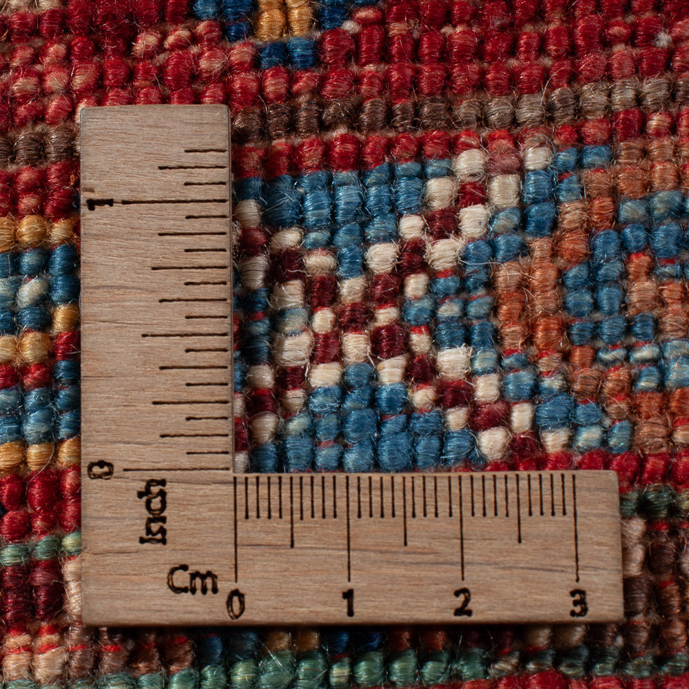 KHORJIN RUG - Stripe Red - 3.38m x 2.48m