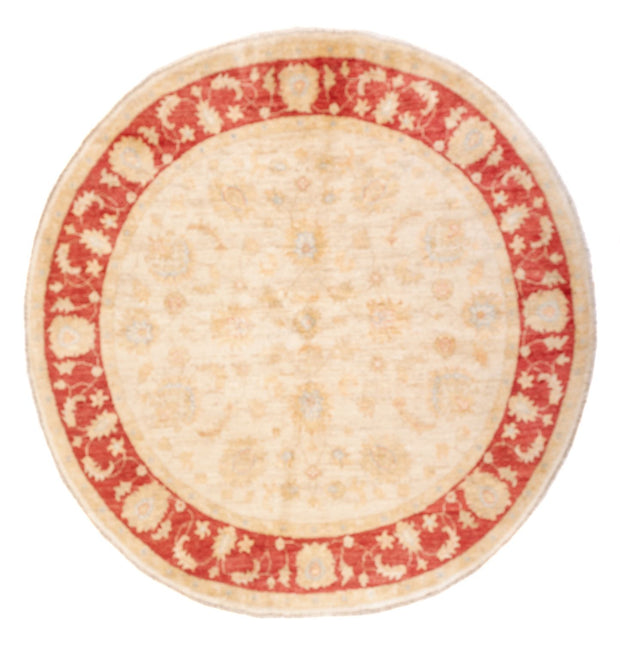 KAISER RUG - ROUND - Beige Red - 1.53m x 1.51m