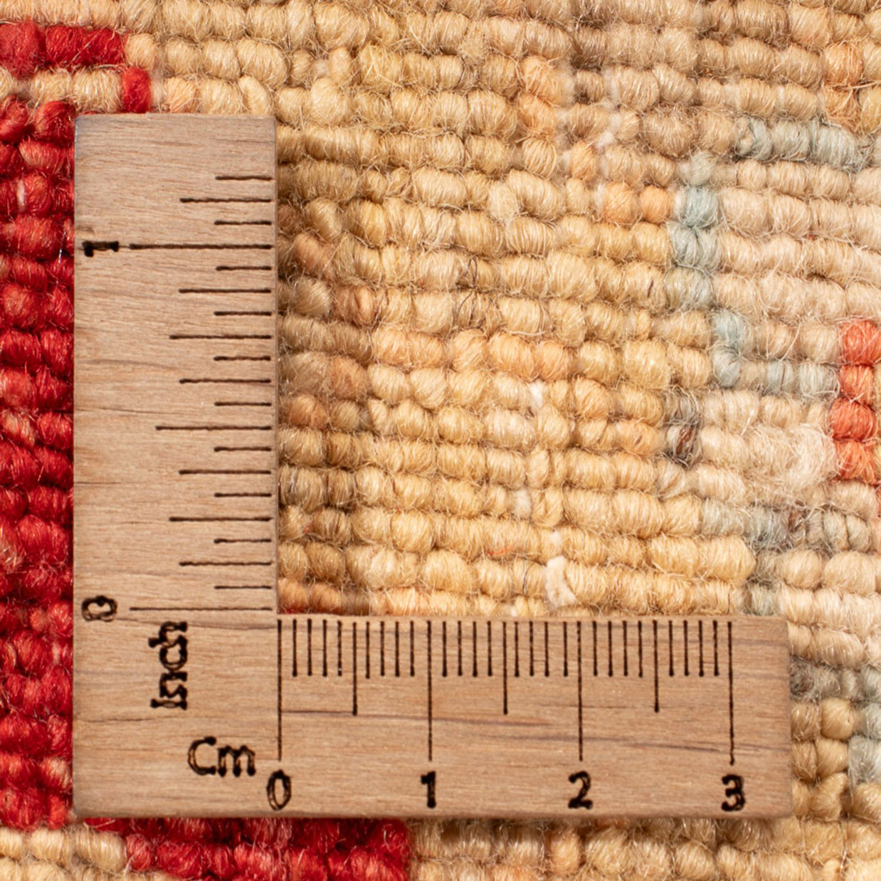 KAISER RUG - ROUND - Beige Red - 1.53m x 1.51m