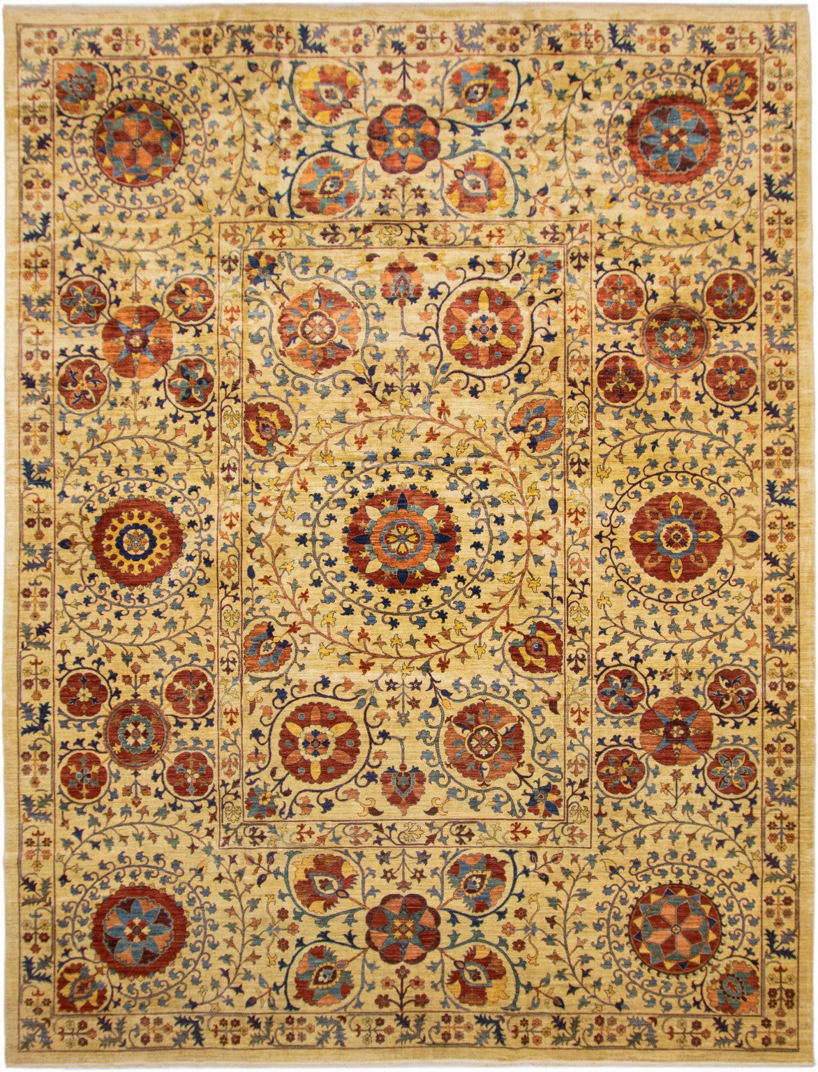 FINE SUZANI - Beige - 4.11m x 3.15m