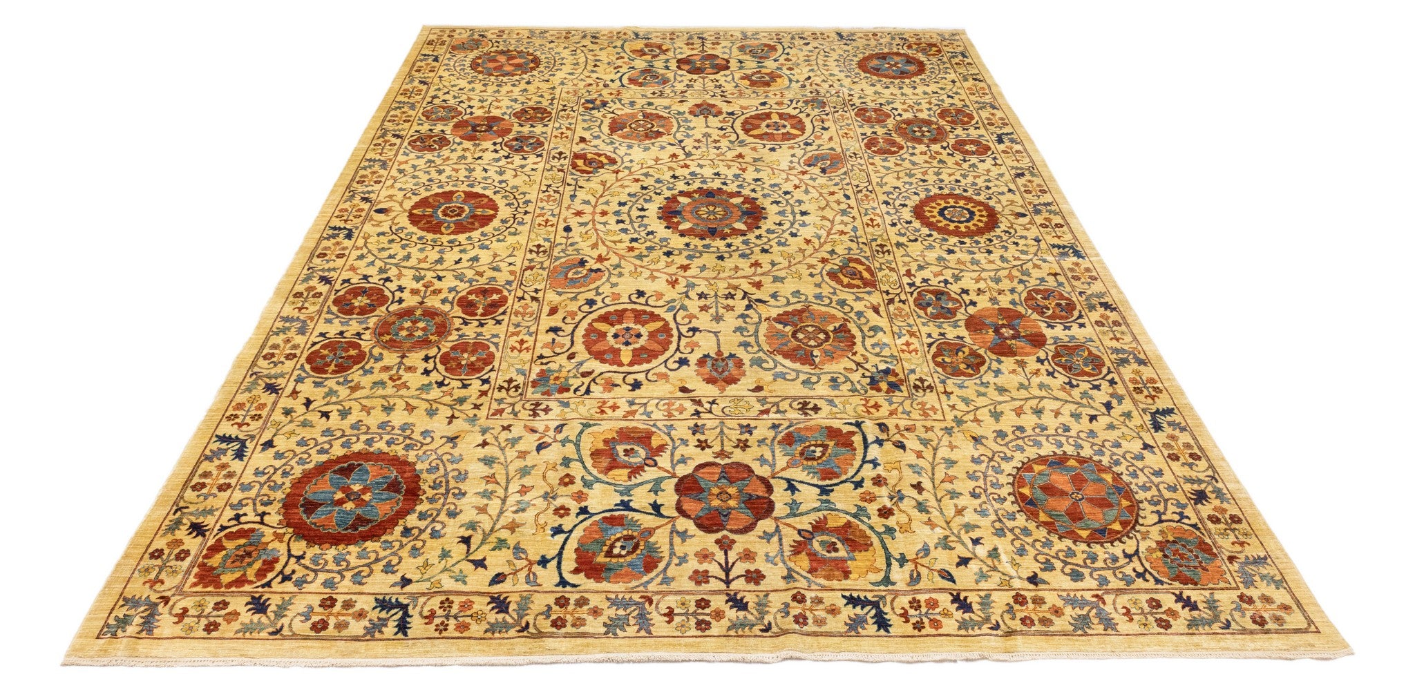 FINE SUZANI - Beige - 4.11m x 3.15m