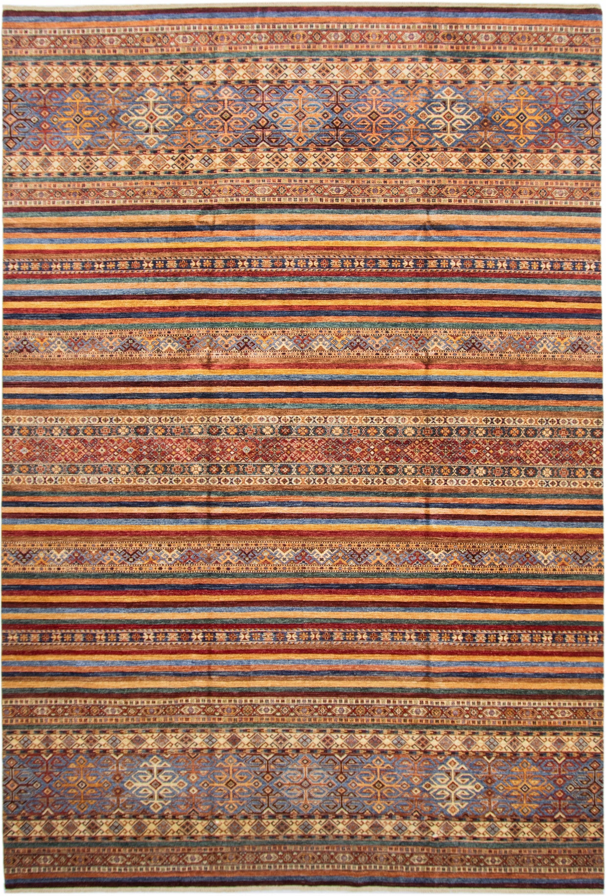 KHORJIN RUG - Stripe Red - 4.41m x 3.00m