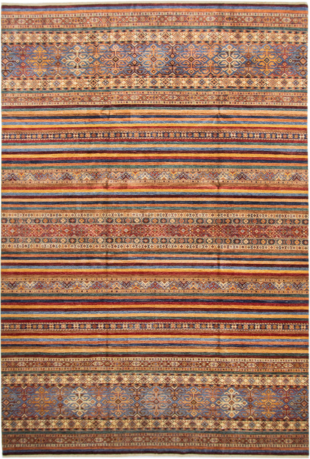 KHORJIN RUG - Stripe Red - 4.41m x 3.00m