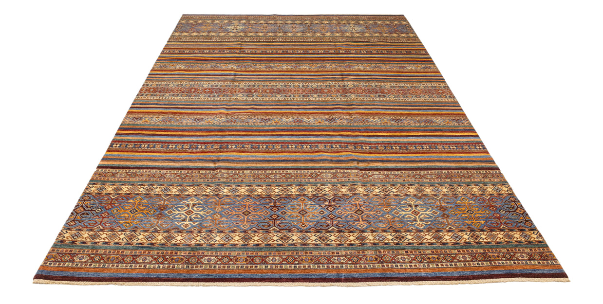 KHORJIN RUG - Stripe Red - 4.41m x 3.00m