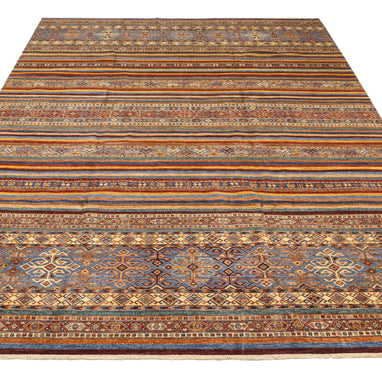 KHORJIN RUG - Stripe Red - 4.41m x 3.00m