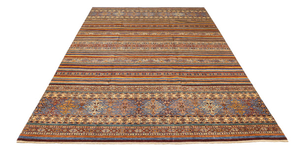KHORJIN RUG - Stripe Red - 4.41m x 3.00m