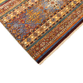 KHORJIN RUG - Stripe Red - 4.41m x 3.00m