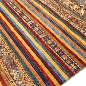 KHORJIN RUG - Stripe Red - 4.41m x 3.00m