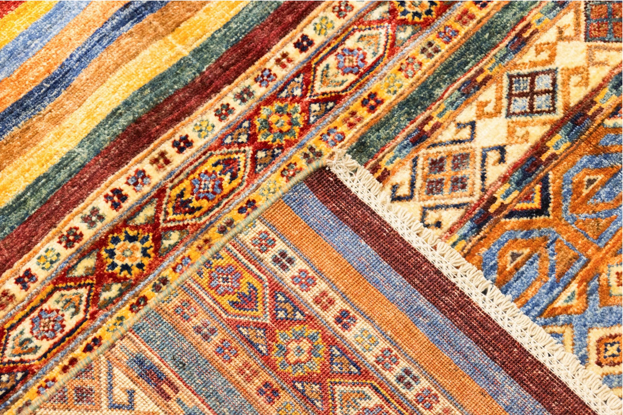 KHORJIN RUG - Stripe Red - 4.41m x 3.00m