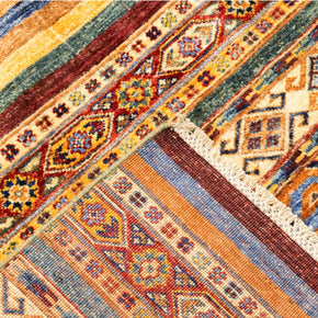 KHORJIN RUG - Stripe Red - 4.41m x 3.00m