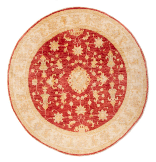 KAISER RUG - ROUND - Red Beige - 1.49m x 1.49m