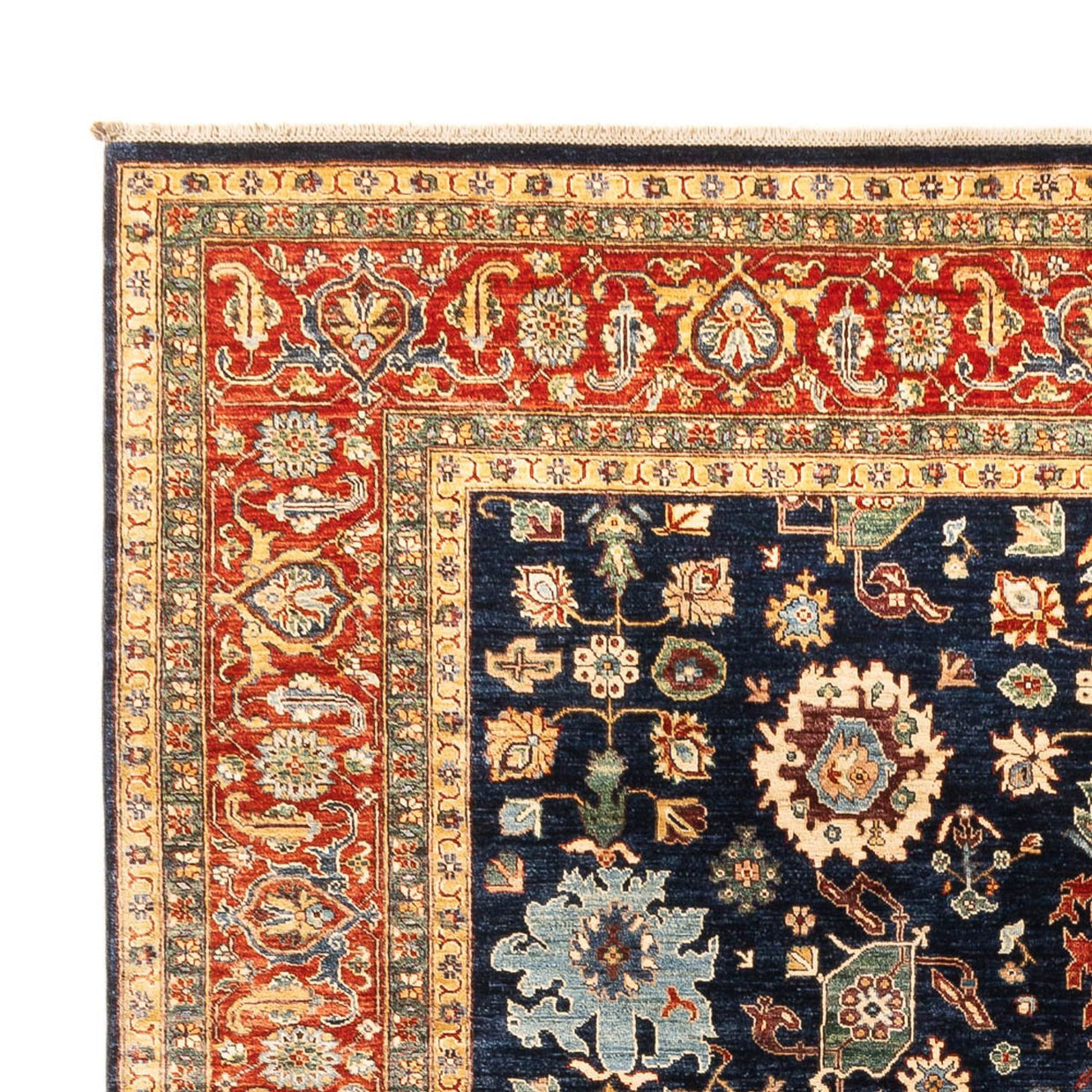 Navy Blue - WOOLEN RUG - 3.63m x 2.70m