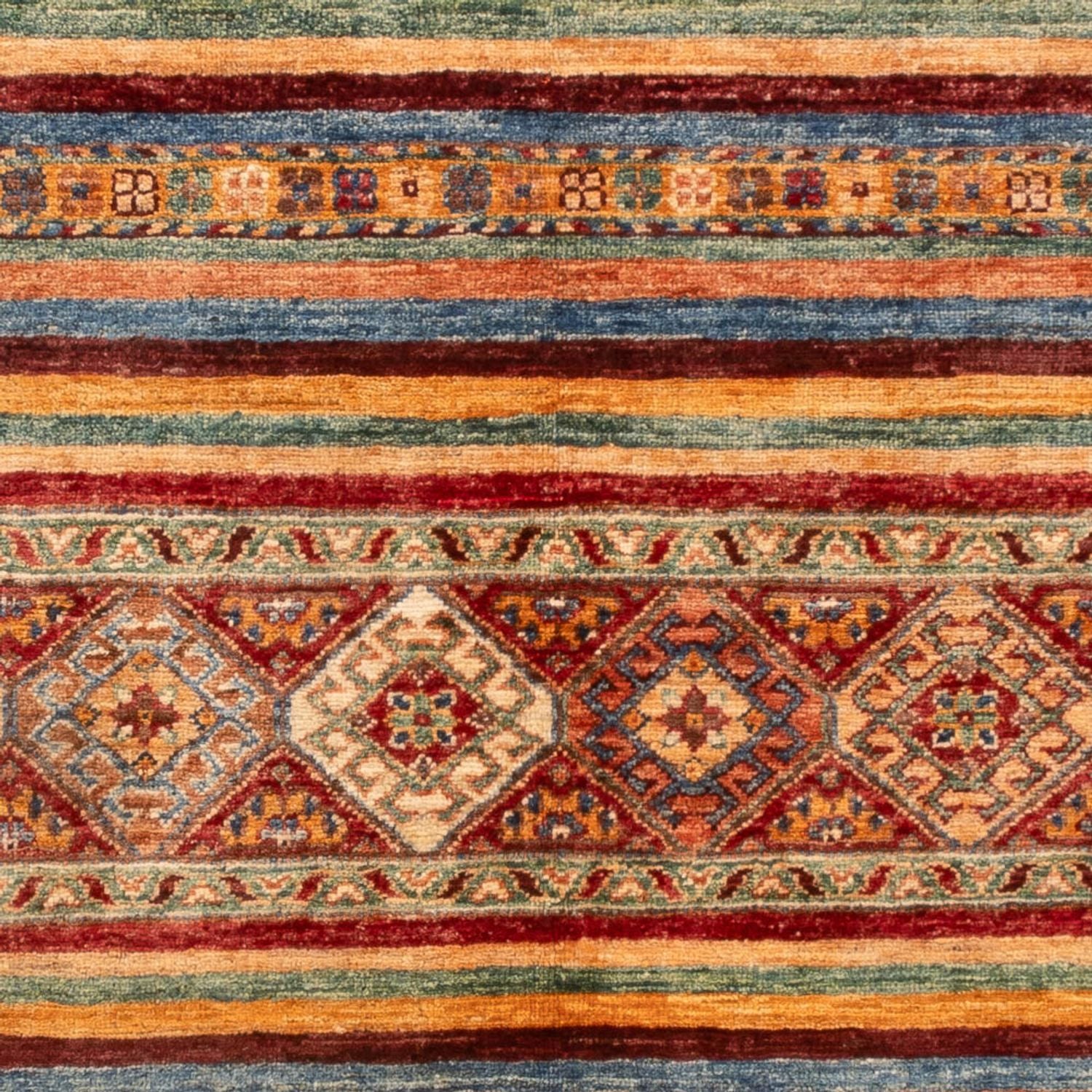 KHORJIN RUG - Stripe Red - 1.79m x 1.23m